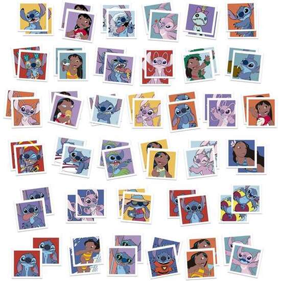 JUEGO IDENTIC STITCH 72 PIEZAS. image 1