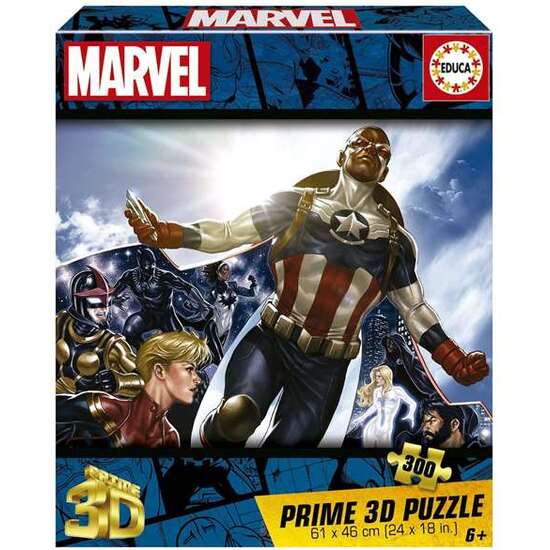 PUZZLE 300 PIEZAS MARVEL 3D LENTICULAR PUZZLE image 0