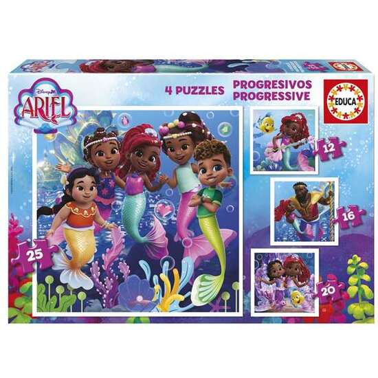 PUZZLE PUZZLES PROGRESIVOS ARIEL 12+16+20+25  PIEZAS image 1