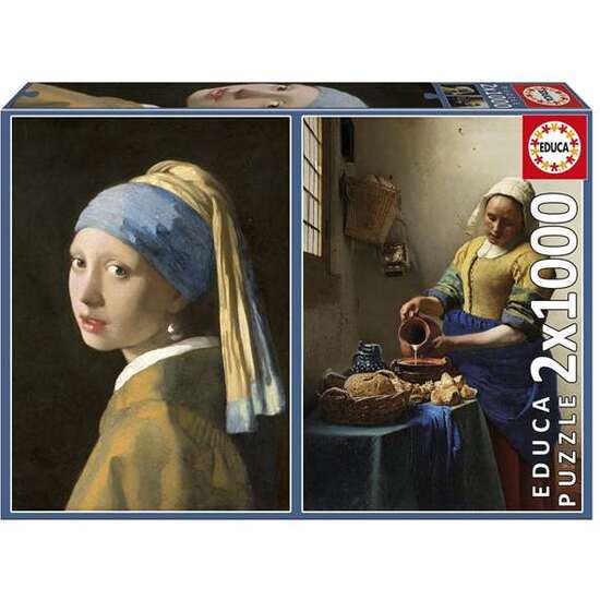 PUZZLE 2X1000 PIEZAS VERMEER image 1