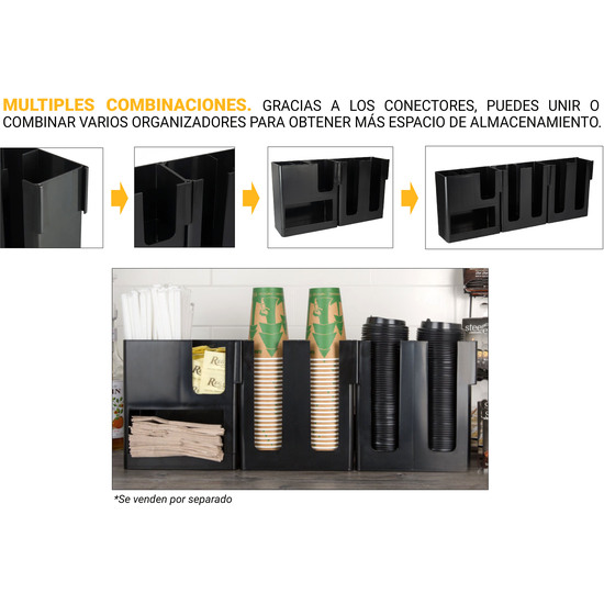 ORGANIZADOR VASOS-TAPAS 2 SECCIONES MY BAR image 6