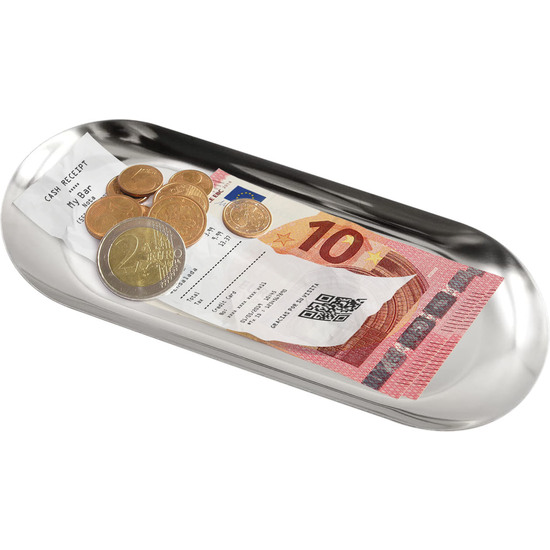 BANDEJA CAMBIO INOX. BAR OVAL image 0