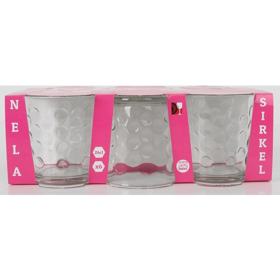 SET 6 VASOS 26CL NELA SIRKEL image 0