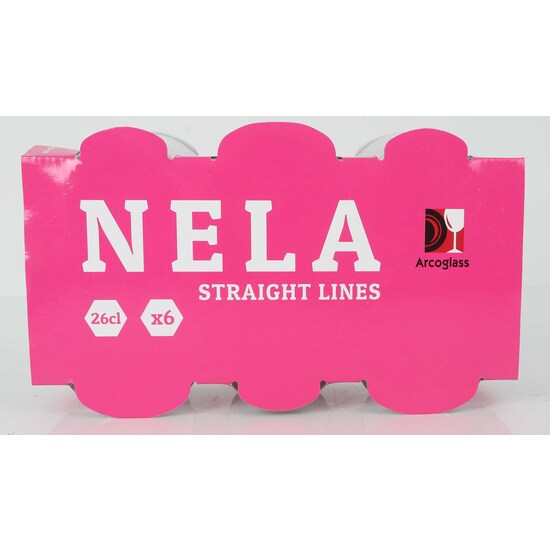 PRB SET 6 VASOS 26CL NELA STRAIGHT image 2