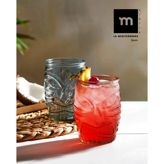 PRB VASO BAJO TIKI 500ML COLORES LA MEDITERR image 3