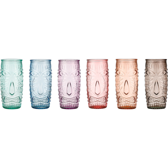 VASO ALTO TIKI 600ML COLORES LA MEDITERRANEA image 5