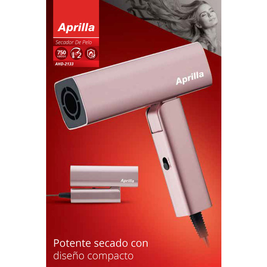 SECADOR PELO PLEGABLE 750W APRILLA image 0