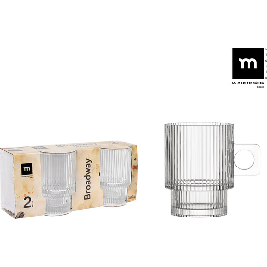 SET 2 TAZAS CORTADO 150ML BROADWAY MD image 2