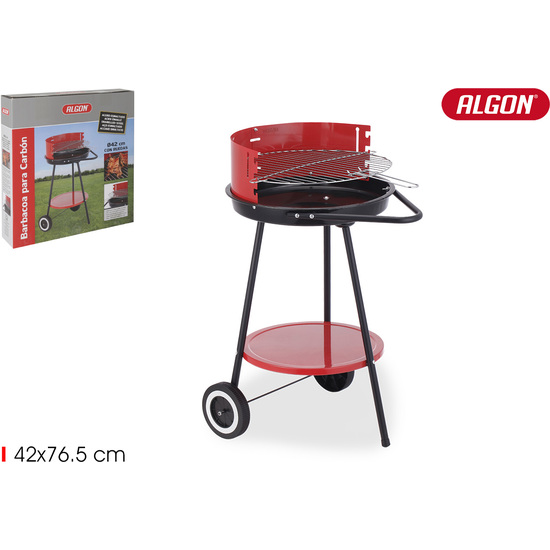 -272- BPBARBACOA REDONDA C/RUEDAS 42X76.5CM ALGON image 1