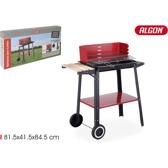 BARBACOA C/RUEDAS 81.5X41.5X84.5CM  ALGON BBQ image 1