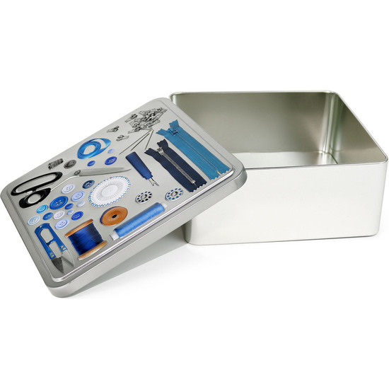 PRJ ESTUCHE METAL COSTURA 19.7X19.7X8CM CONF image 3