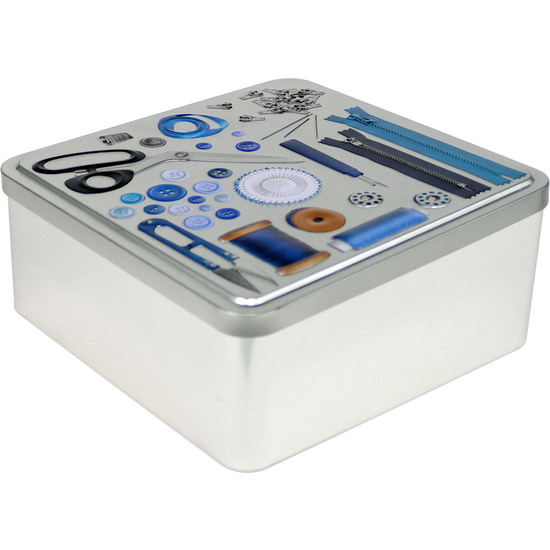 PRJ ESTUCHE METAL COSTURA 19.7X19.7X8CM CONF image 5