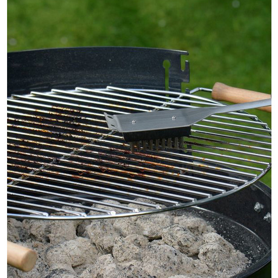 PRB CEPILLO LIMPIA BARBACOA ACERO ALGON BBQ image 1