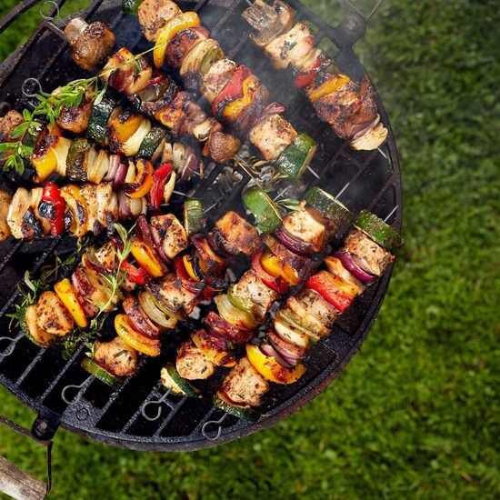 SET-12 PINCHOS METAL BARBACOA 35CM ALGON BBQ image 4