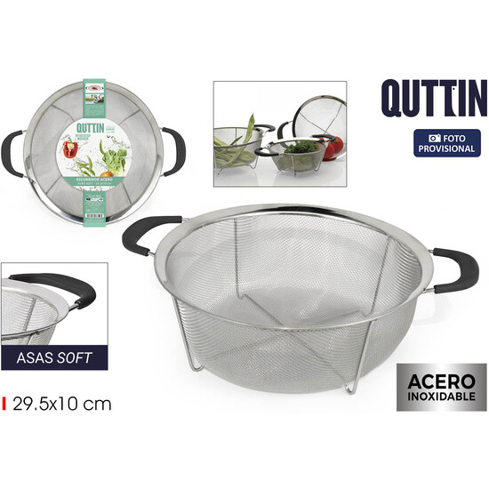 ESCURRIDOR ACERO ASAS SOFT 29.5CM QUTTIN image 4