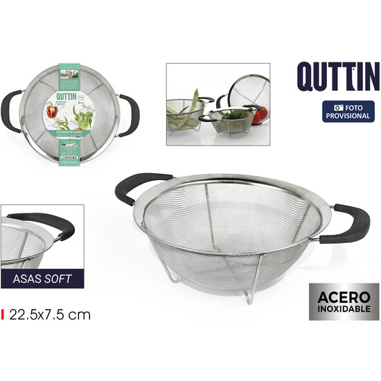 PRJ ESCURRIDOR ACERO ASAS SOFT 22.5CM QUTTIN image 4