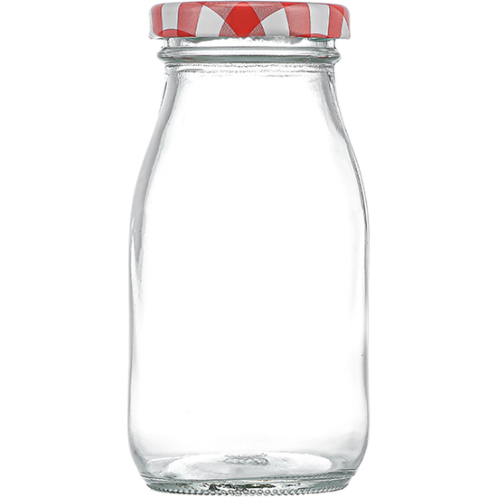 BOTELLA VIDRIO 250ML C/TAPA MEDITERRANEO image 0