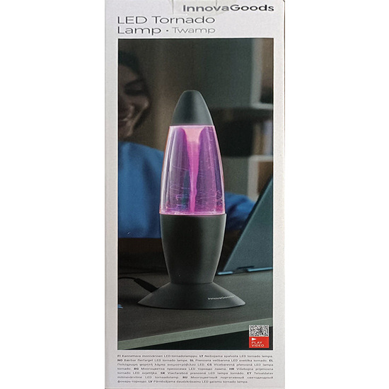 LAMPARA DE LAVA LED TORNADO TWAMP INNOVAGOODS image 0