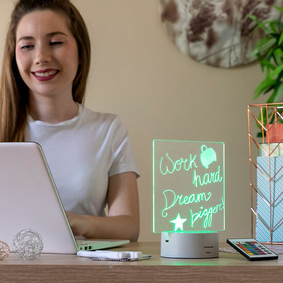TABLERO DE NOTAS Y MENSAJES LED LEMO INNOVAGOODS image 9