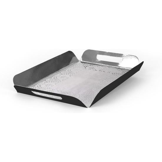 BANDEJA PLEGABLE CARTON 19X28CM ALGON image 0