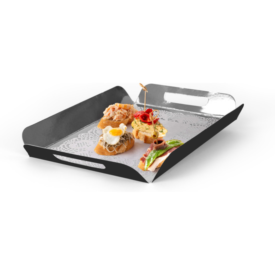 BANDEJA PLEGABLE CARTON 19X28CM ALGON image 1