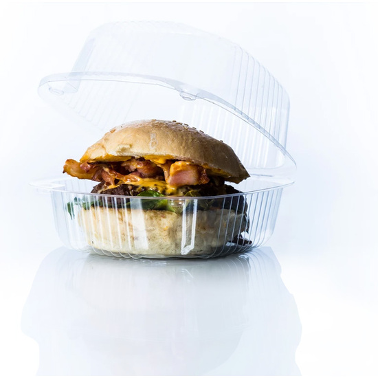 SET-5 ENVASE BISAG.BURGER PS 13X6.9 ALGON image 0
