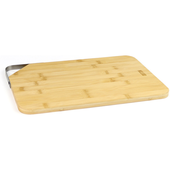 TABLA CORTAR BAMBU/METAL 38.6X25.3X1.5CM QUTTIN image 0