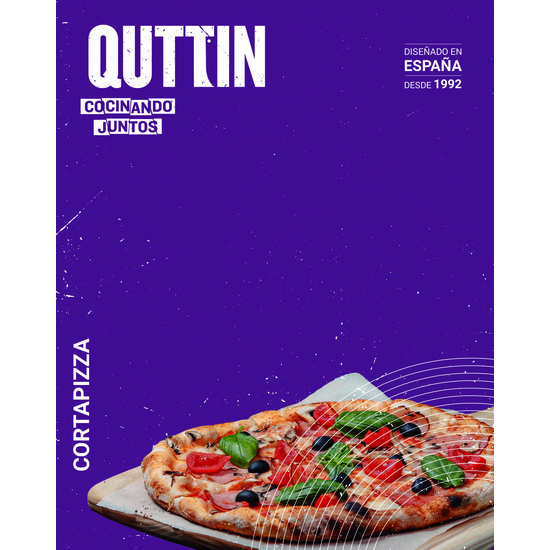 CORTAPIZZA ACERO/ABS QUTTIN image 2