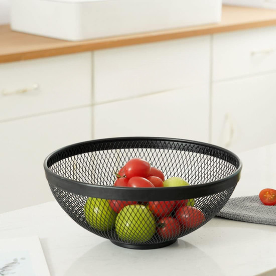 CESTA METAL FRUTERO 26X12.5CM CONFORTIME image 1