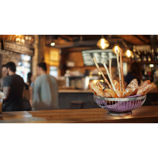 PANERA-FRUTERO CROMADA 17.5X7CM MY BAR image 1