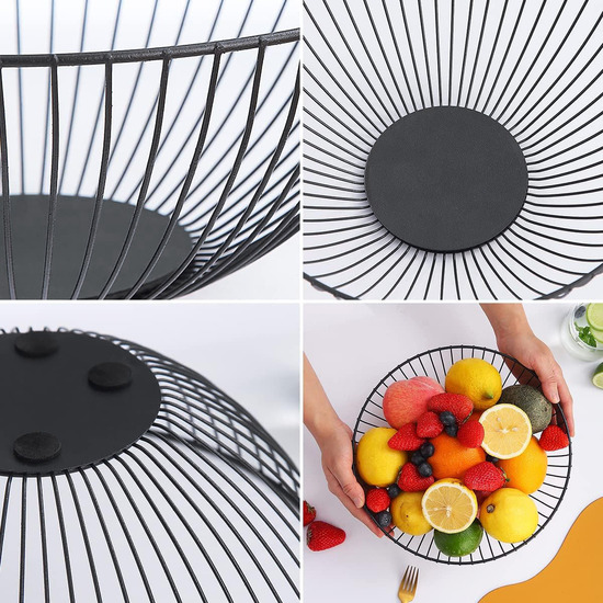 CESTA METAL FRUTERO 24.5X10CM CONFORTIME image 0