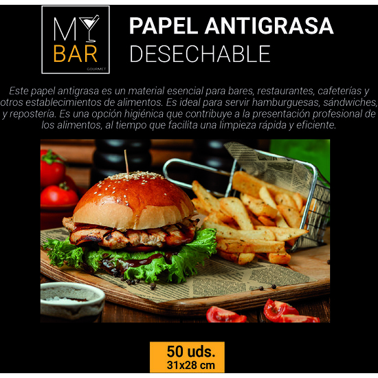 PAPEL ANTIGRA.COLOR KRAFT 31X28/50P MY BAR image 0