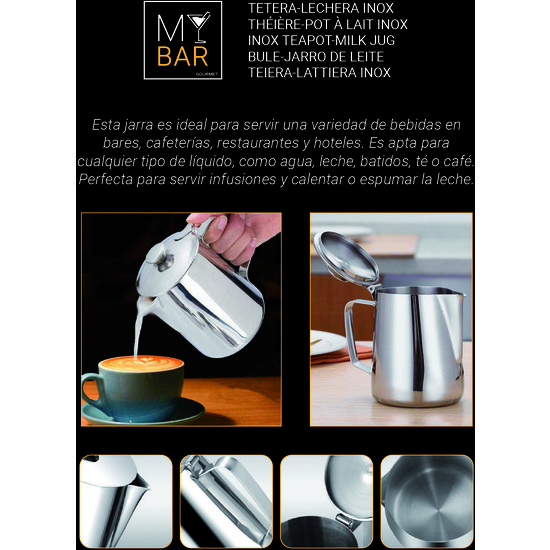 TETERA-LECHERA ACERO 950ML MY BAR image 1