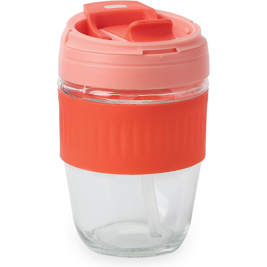 TRAVEL MUG VIDRIO/SILICONA 380ML BEWINNER image 7