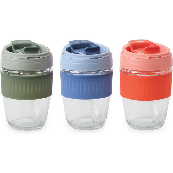 TRAVEL MUG VIDRIO/SILICONA 380ML BEWINNER image 8