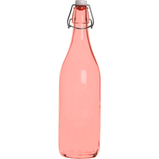 BOTELLA VIDRIO PINTADA 6 COLORES 1L LA MEDITERRAN image 1