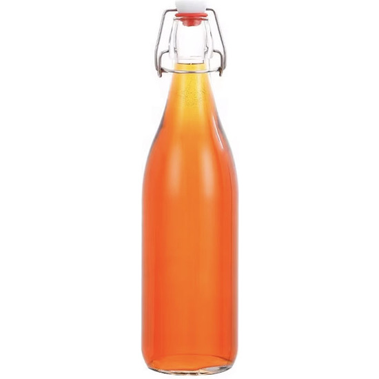 BOTELLA VIDRIO TRANSPARENTE 1L LA MEDITERRANEA image 8