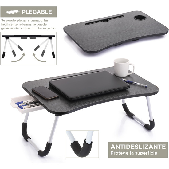 MESA MADERA PLEGABLE METAL CONFORTIME image 2