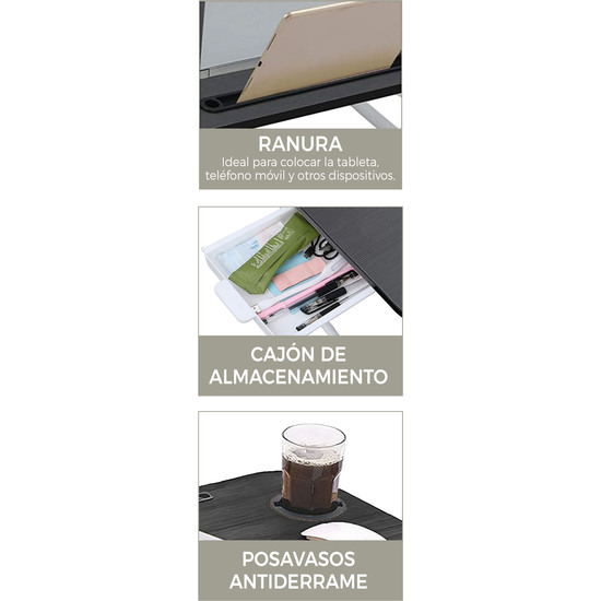MESA MADERA PLEGABLE METAL CONFORTIME image 4