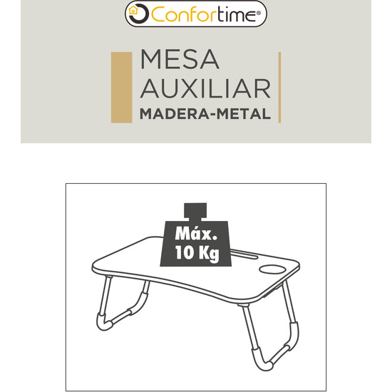 MESA MADERA PLEGABLE METAL CONFORTIME image 9