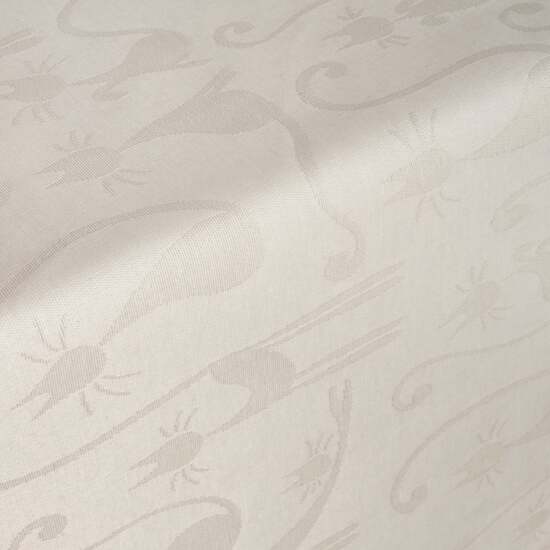 MANTEL ANTIMANCHAS JACQUARD MODELO ACACIA 2342 CRUDO 200X160 CM image 3