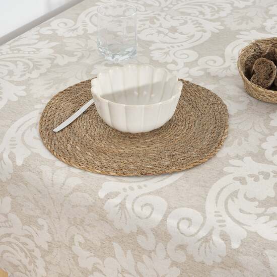 MANTEL ANTIMANCHAS JACQUARD MODELO ALAMO 4033 LINO 300X140 CM image 6