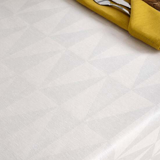 MANTEL ANTIMANCHAS JACQUARD MODELO ALAMO 3780 BLANCO 100X160 CM image 5
