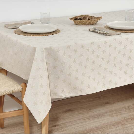 MANTEL ANTIMANCHAS JACQUARD MODELO ALAMO 3778 LINO 100X160 CM image 2