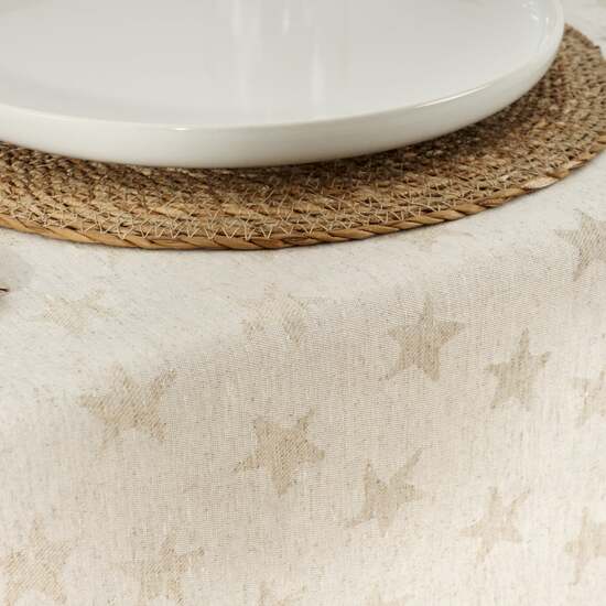 MANTEL ANTIMANCHAS JACQUARD MODELO ALAMO 3778 LINO 100X160 CM image 6