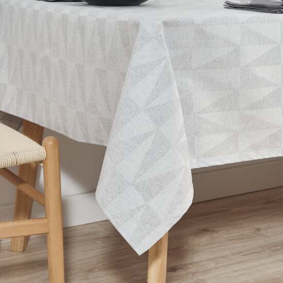 MANTEL ANTIMANCHAS JACQUARD MODELO ALAMO 3780 GRIS ALMA 100X160 CM image 1