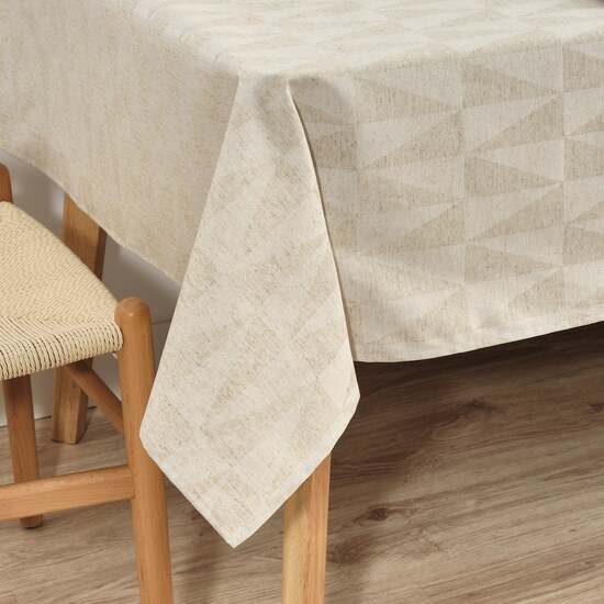 MANTEL ANTIMANCHAS JACQUARD MODELO ALAMO 3780 LINO 200X160 CM image 5