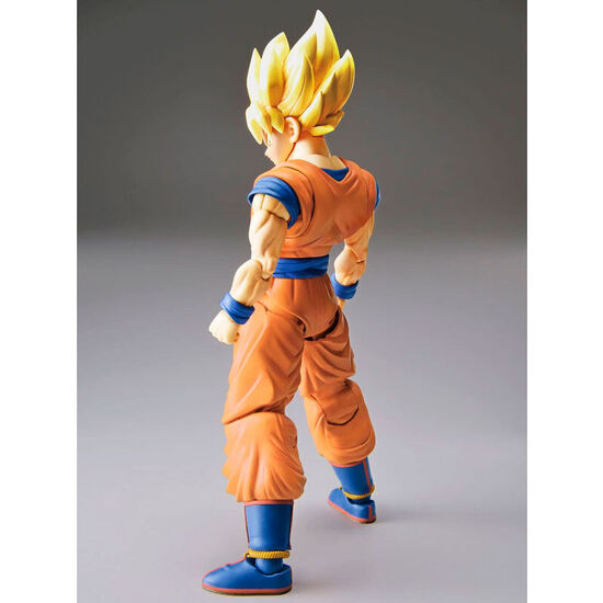 FIGURA SUPER SAIYAN GOKU NEW VERSION MODEL KIT RISE STANDARD DRAGON BALL Z 16CM image 0