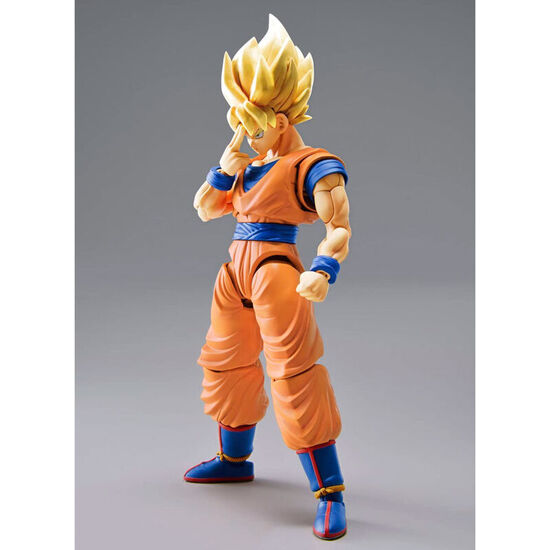 FIGURA SUPER SAIYAN GOKU NEW VERSION MODEL KIT RISE STANDARD DRAGON BALL Z 16CM image 1