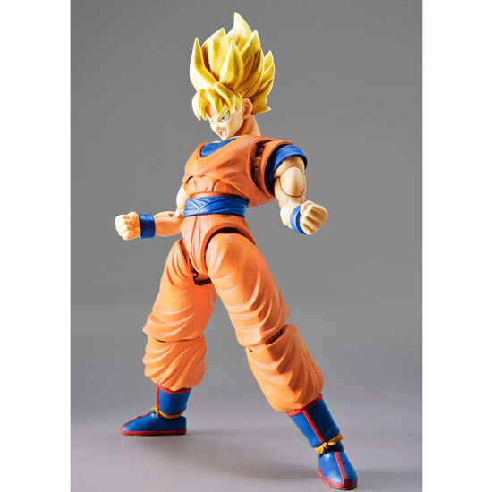 FIGURA SUPER SAIYAN GOKU NEW VERSION MODEL KIT RISE STANDARD DRAGON BALL Z 16CM image 3